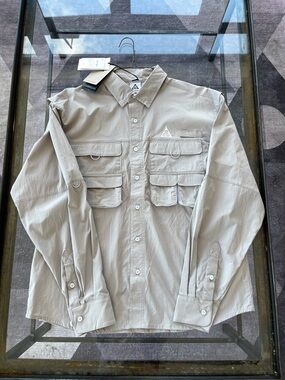 Nike ACG Beige Utility Shirt Jacket